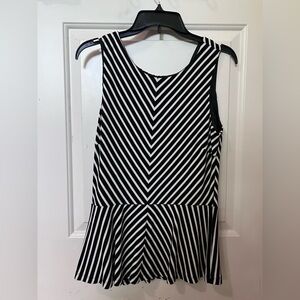 White House Black Market Black Sleeveless Top